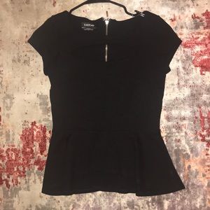 Bebe peplum top